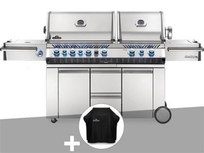 Barbecue &agrave; gaz Napoleon Prestige Pro 825 + Housse de protection