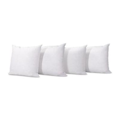 Lot de 4 oreillers 65x65 Duvet & Plumes Mi-ferme