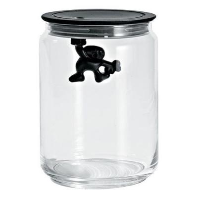 A di Alessi - Bo&icirc;te de cuisine Gianni, 90 cl, noir