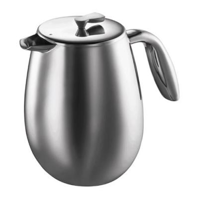 Bodum - Cafeti&egrave;re &agrave; piston, double paroi, 12 tasses, 1.5 l, en inox