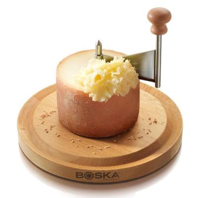 Girolle &agrave; fromage avec socle en h&ecirc;tre ""geneva"" - boska