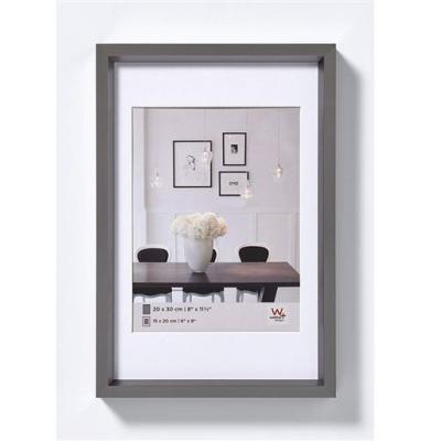 Cadre photo imitation acier Steel Style - 13 x 18 cm - Gris
