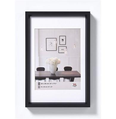 Cadre photo imitation acier Steel Style - 30 x 45 cm - Noir