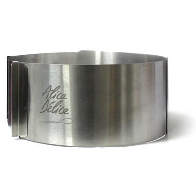Cercle &agrave; p&acirc;tisserie r&eacute;glable 16-30 cm