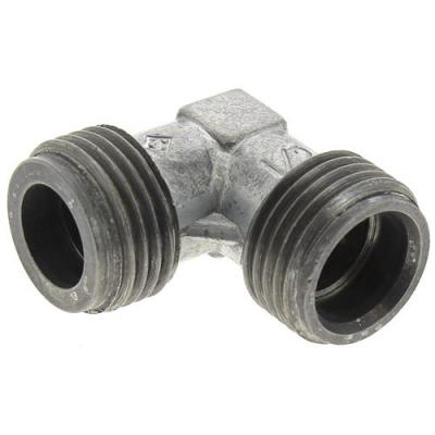 Coude gaz 15/21 m/m embouts plat/conique pour Cuisiniere Accessoire