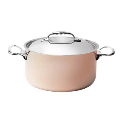 De Buyer - 6242.24 - Faitout &agrave;Couvercle - Diam&egrave;tre: 24 cm