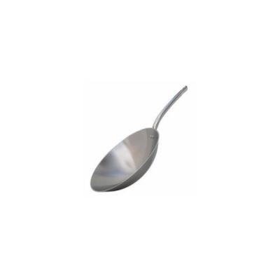 De Buyer Wok Pour Induction - Inox - Diametre : 36 Cm - Queue Tube