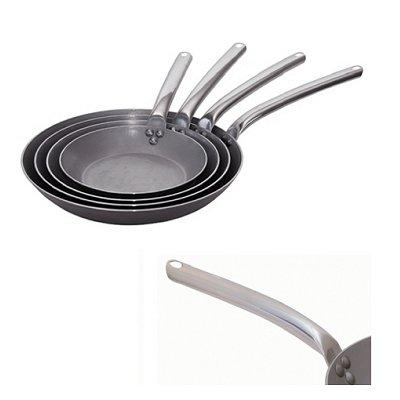 DE BUYER -5130.24 -poele tole blanche q.froide inox riv.24