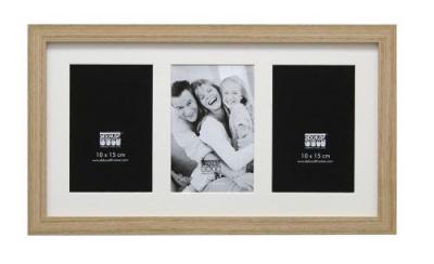 Frames S66kb3 Cadre Photo Pour 3 Photos Vertical Naturel 13 X 18 Cm