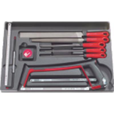 Facom - Module plastique limes, outils de mesure, scies 10 pcs.