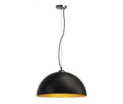 FORCHINI, Pendelleuchte, PD-1, rund, schwarz/gold, E27, max. 40W