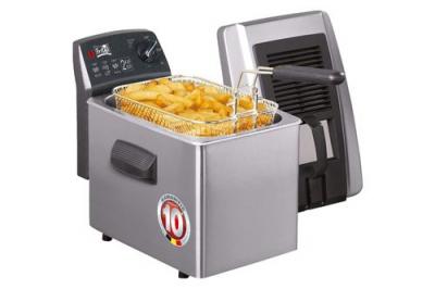 FRITEL TURBO SF 4371 - Friteuse - 3.2 kWatt - inox/anthracite m&eacute;tallique