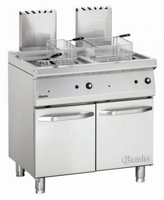 Friteuse &agrave; gaz - 700 mm - 2 x 23 Litres - 30 kW - Bartscher