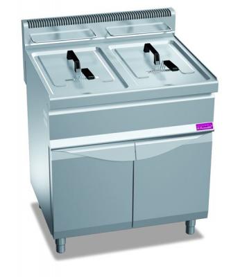 Friteuse Gaz Professionnelle sur Coffre - 2 x 20 Litres - 33 kW - Furnotel 