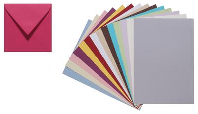 G.Lalo 25 Enveloppes Doubl&eacute;es Verg&eacute; 165x165mm Gomm&eacute;es Ivoire