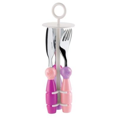 Guzzini Couverts enfants Billo Fuschia