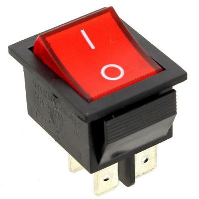 Interrupteur 4 cosses rouge pour Lave-linge Arthur martin