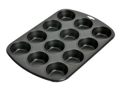 Kaiser Inspiration Muffin Pan 12 Cups 38x27 Cm Mold Noir