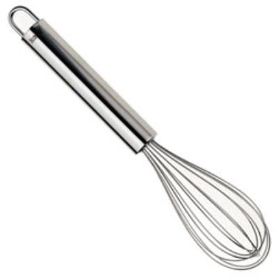 Kela - Fouet rondo 27 cm - Argent