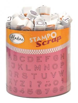 Kit cr&eacute;atif Aladine Stampo Scrap Mini Alphabet