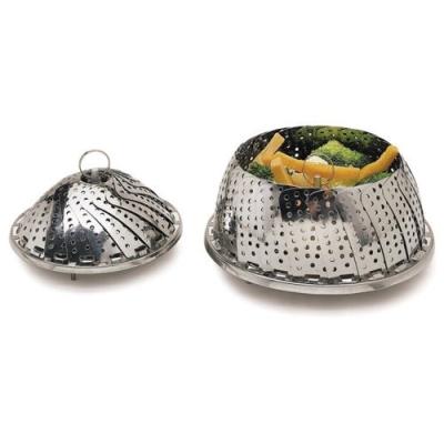 Kitchen Craft - Panier Vapeur Pliable - Acier Inoxydable - 28 Cm