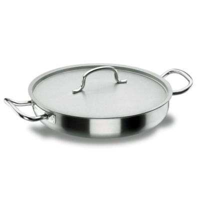 Lacor Plat Rond avec Couvercle - Chef Classic - &oslash; 36 cm