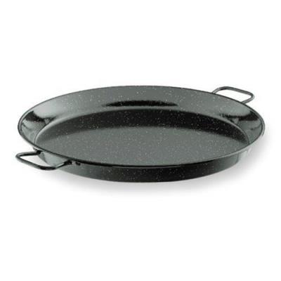 LACOR 60141 - Po&ecirc;le &agrave; paella &eacute;maill&eacute;e, Noir, 40 cm