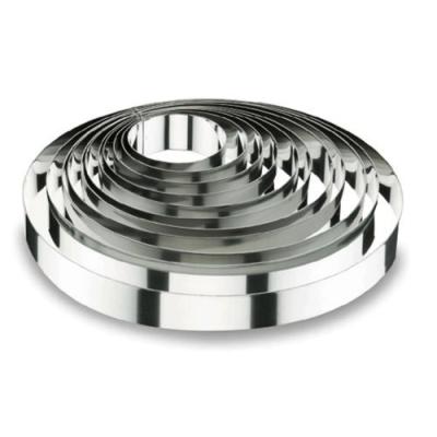 Lacor - 68512 Cercle &agrave; Tarte Ronde 12X4,5 cm 18 / 10