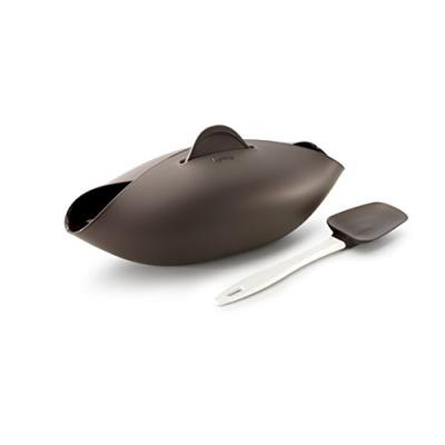 L&eacute;ku&eacute; - Ensemble de Cuisson Pain Silicone, Marron, 13 x 28 x 23 cm