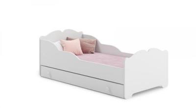 Lit enfant Ines + tiroir de rangement - 140x70 cm - - avec matelas
