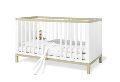 Pinolino Lit &agrave; barreaux Light bois 70x140 cm