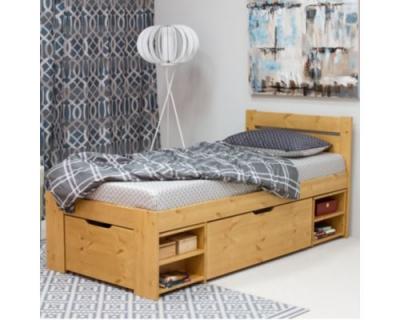 Lit pour enfants Tara - Qualit&eacute; & Design 90 x 200 cm Miel