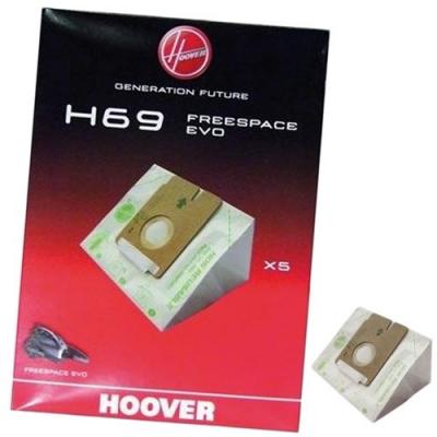Hoover 35601053 sacs d'aspirateur de poussi&egrave;re ( H69 ) - pack de 5