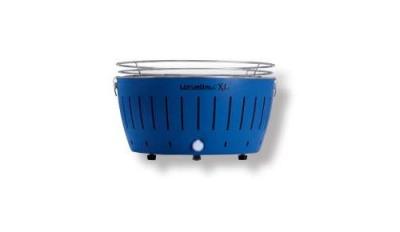 LotusGrill - Barbecue XL BLEU avec piles et c&acirc;ble d'alimentation USB