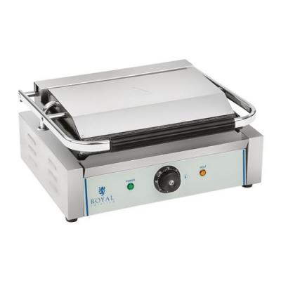 Machine &agrave; panini nervur&eacute;e - 1 x 2.200 watts acier inox professionnel