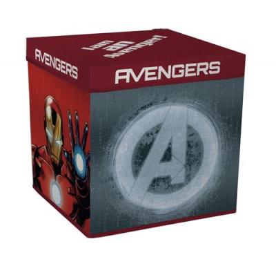 Room Studio The Avengers - Pouf Cube De Rangement