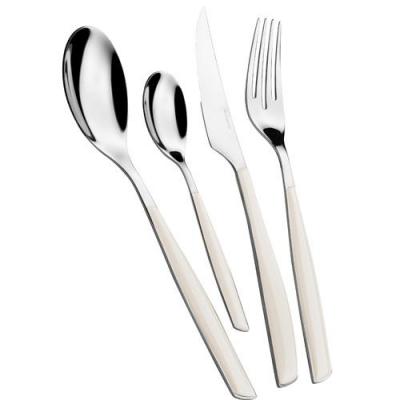M&eacute;nag&egrave;re Inox 24 Pi&egrave;ces Bugatti Glamour Ivoire