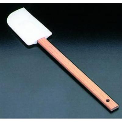 Metaltex 252510-Spatule en Caoutchouc avec Manche en Bois