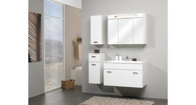 Meuble haut 1 porte r&eacute;versible l30xh70cm neville 