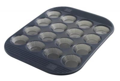 MASTRAD Moule silicone 16 mini tartelettes cannel&eacute;es F43014