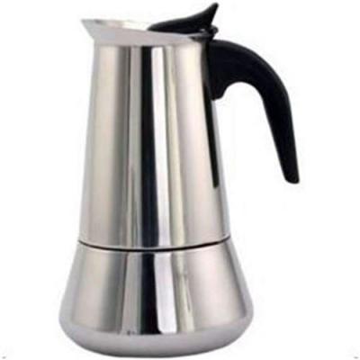 Cafeti&egrave;re Acier Inoxydable Argent&eacute; 14x14x23 cm Argent m&eacute;tallique
