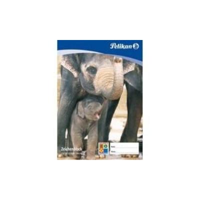 PELIKAN Bloc de Dessin C 4/10, A4, 100 g/m2, 10 Feuilles