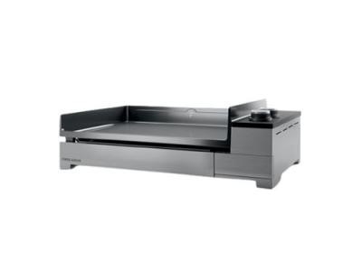 Forge Adour - Plancha &eacute;lectrique Premium 60 inox avec housse Gris