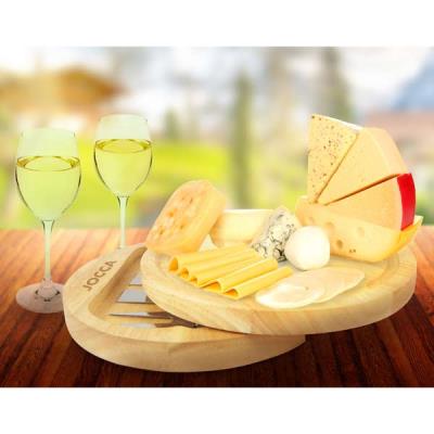Jocca 5182&nbsp;Set de Table et Couteaux &agrave; Fromage Couleur Marron