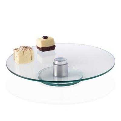 Plat &agrave; tarte en verre transparent 33cm turn