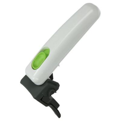 Poign&eacute;e blanche + bouton vert + vis - Friteuse (SS-992252 SEB)