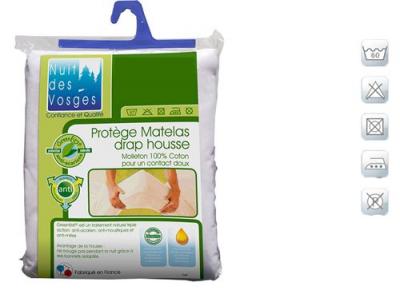 Prot&egrave;ge matelas absorbant coton anti-acariens greenfirst carl 90x190