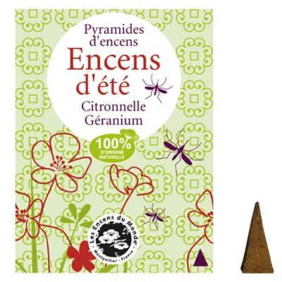 Pyramides d'encens anti-moustiques - Les Encens du Monde