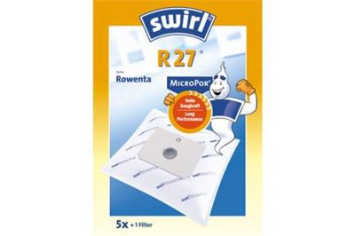 Swirl Lot De 4 Sacs Pour Aspirateur Et 1 Filtre R 27 Mp Plus Airspace