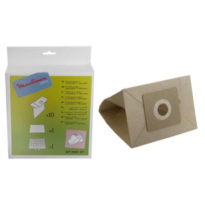 Boite de 10 sacs + 1 filtre hepa (MT000101) Aspirateur Moulinex